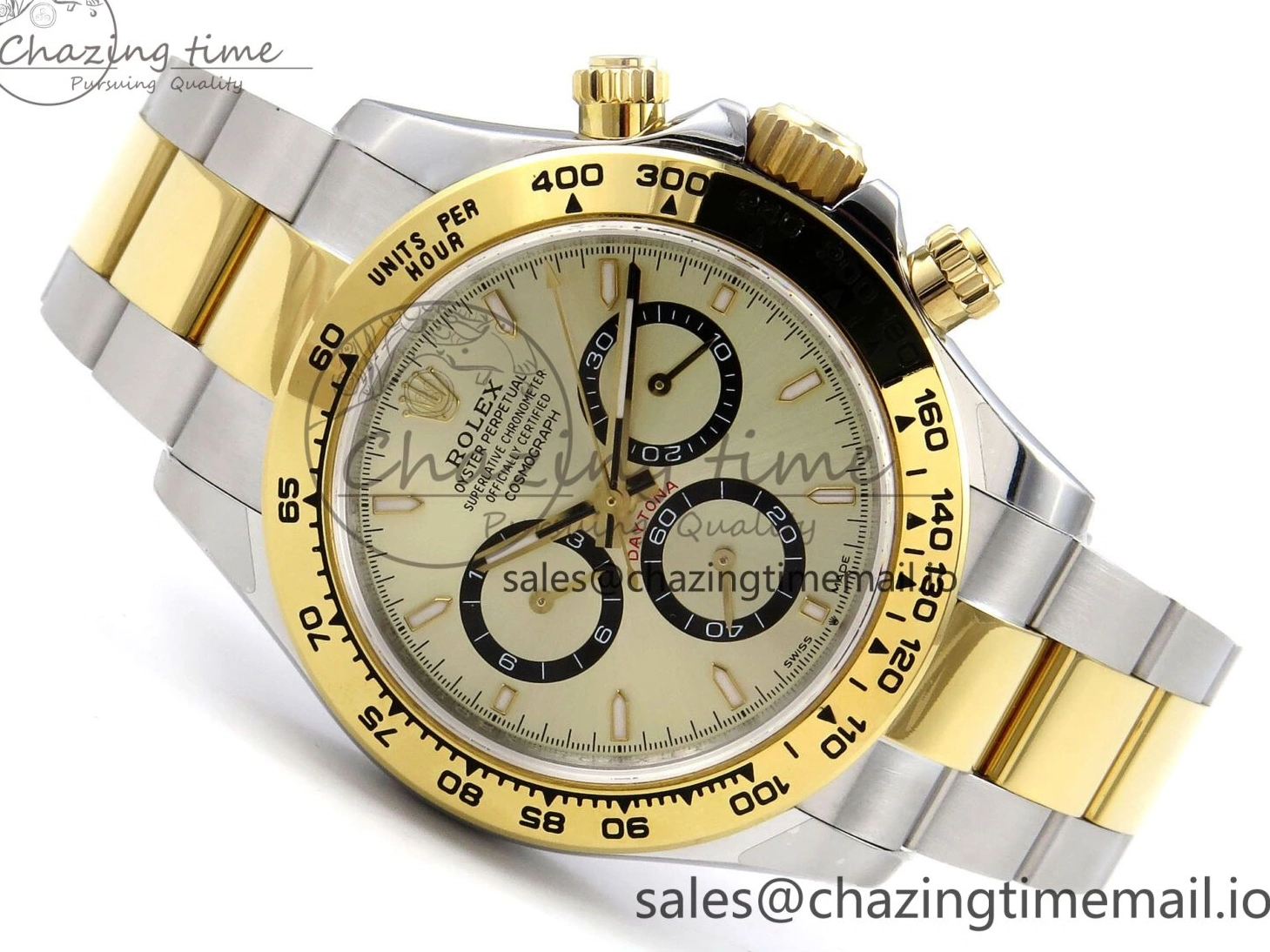 YG Daytona QF SS 1:1 Braclet YG V5 on Dial Best SH4131 126503 Edition 0428